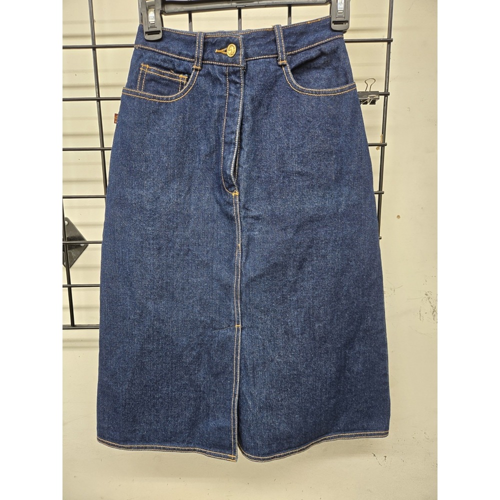 Women denim blue jean skirt, size‎ 5, Jordache,